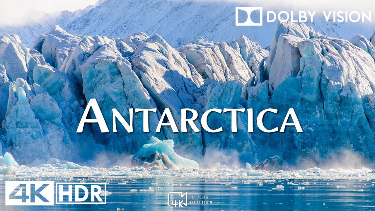 Antarctica 4K &bull; Discovering the Majestic Icebergs and Pristine Wilderness | Relaxing Music