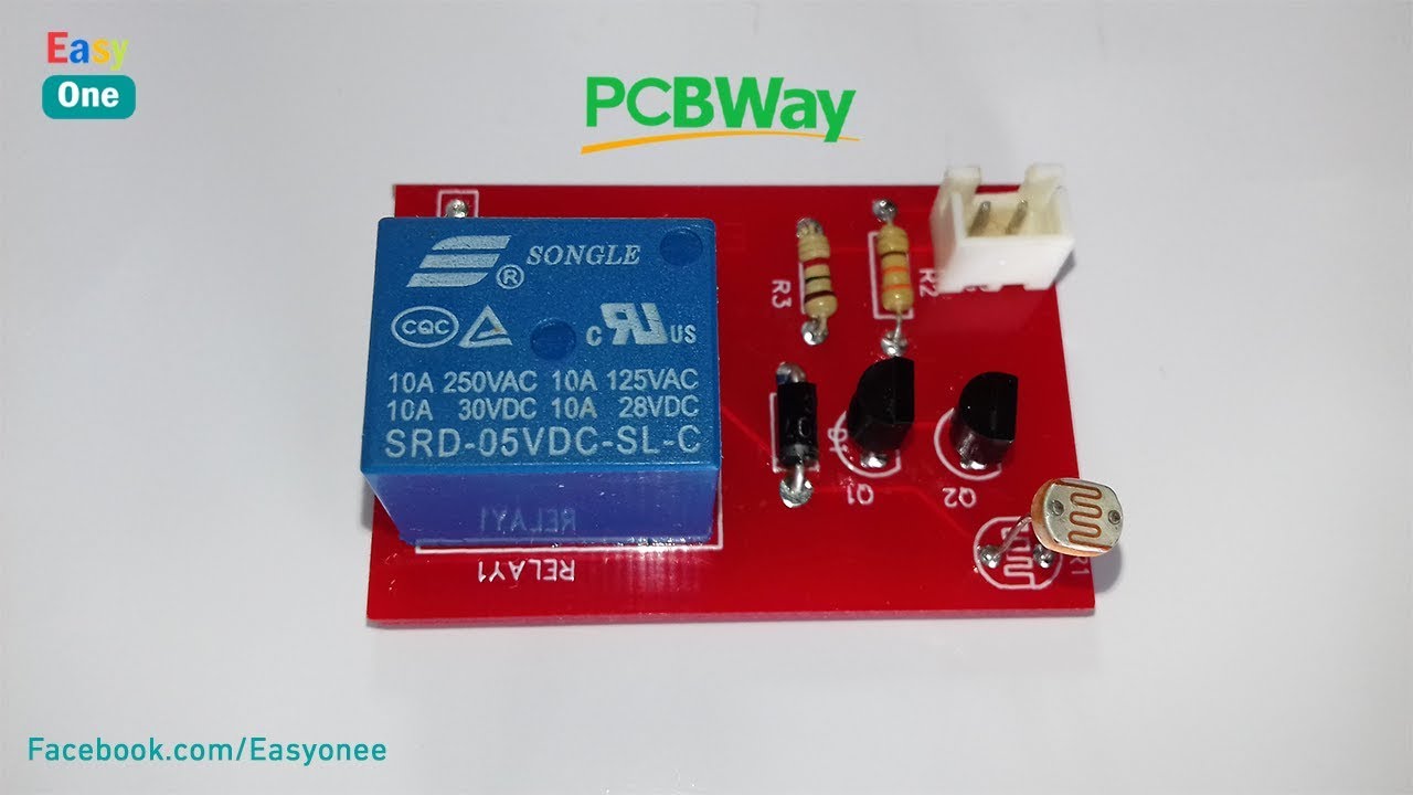 How to Make PCB  Automatic Light Day/Night Off & On Light Sensor  with PCBWay