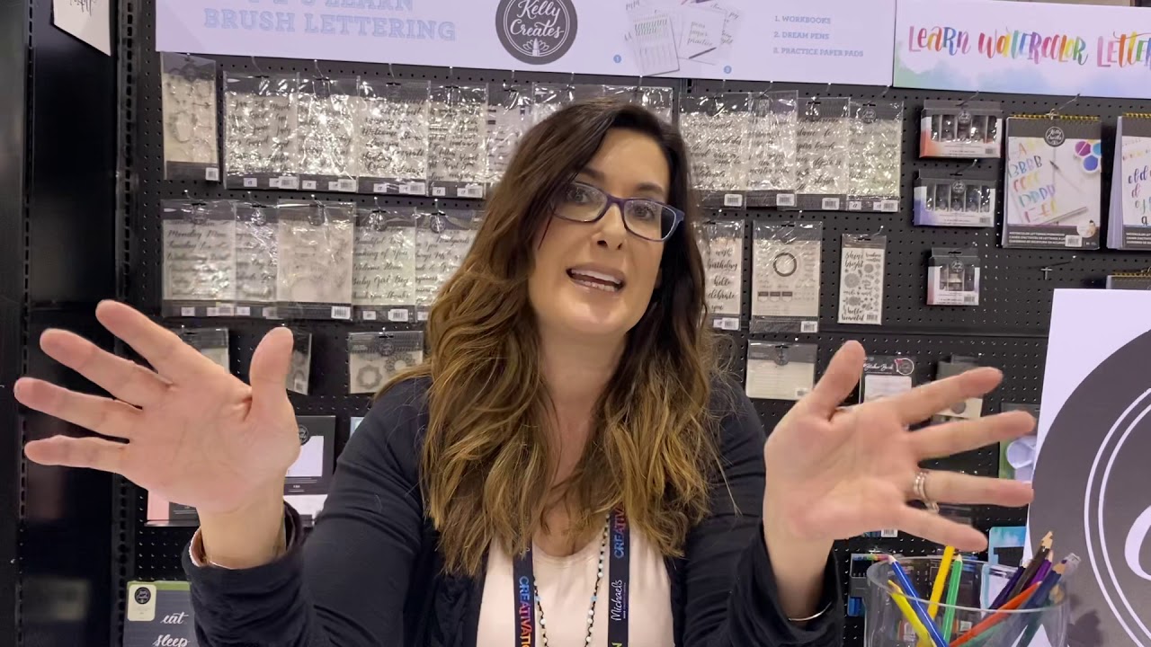 Kelly Creates Lettering  by American crafts | Creativation 2020 | Calligraphy for beginners