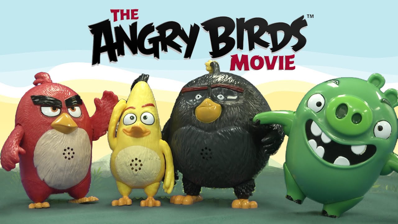 Angry Birds Talking Red, Pig, Bomb and Chuck from Spin Master
