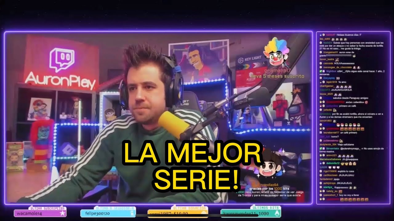 AURON cambia de opini&oacute;n sobre la MEJOR SERIE de la HISTORIA