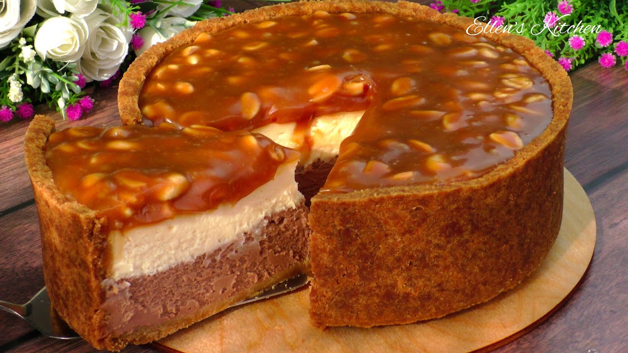 Нереально вкусный чизкейк Сникерс! Просто и вкусно!