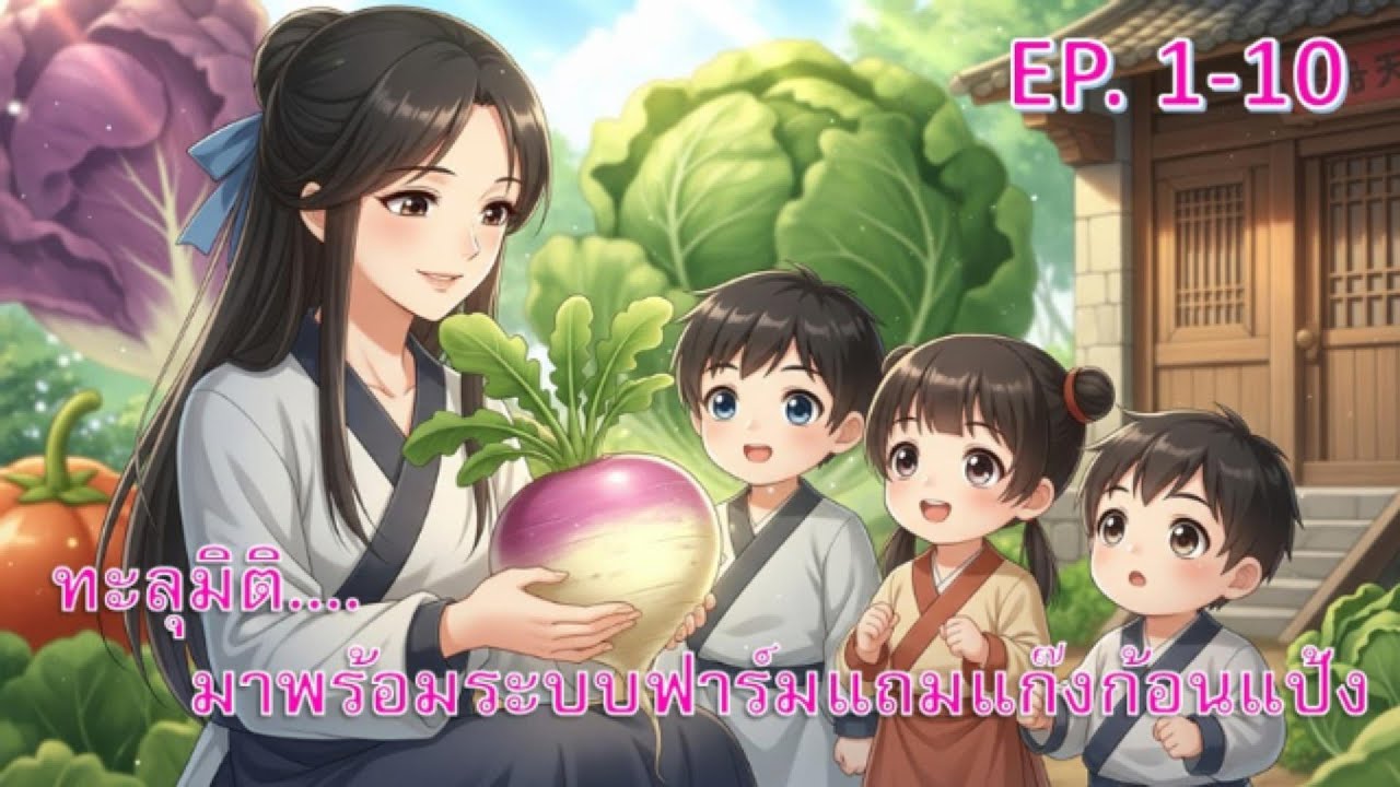 ทะลุมิติมาพร้อมระบบฟาร์มแถมแก๊งก้อนแป้ง ตอนที่ 1-10