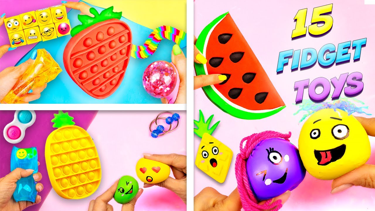 15 Идей как сделать Антистресс своими руками Diy fidget toys