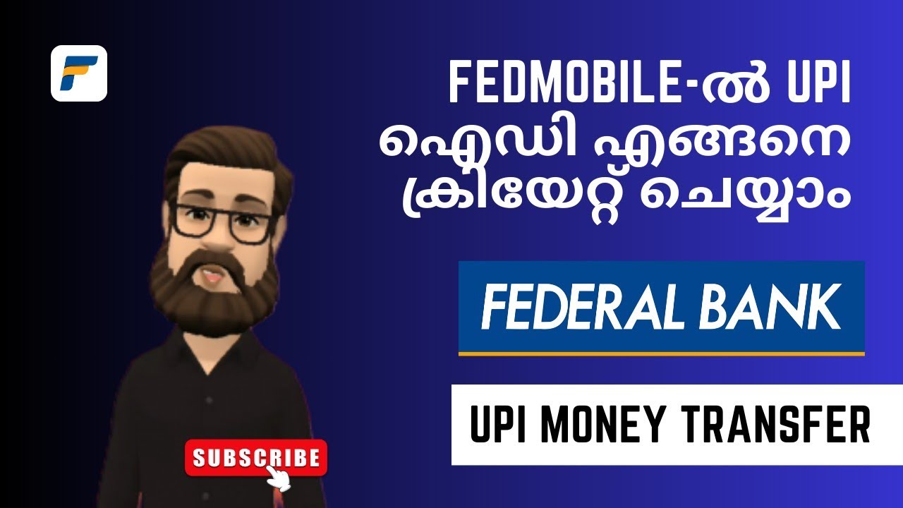 How to Create UPI id in FedMobile | Federal Bank UPI Money Transfer | Federal Bank UPI Registration