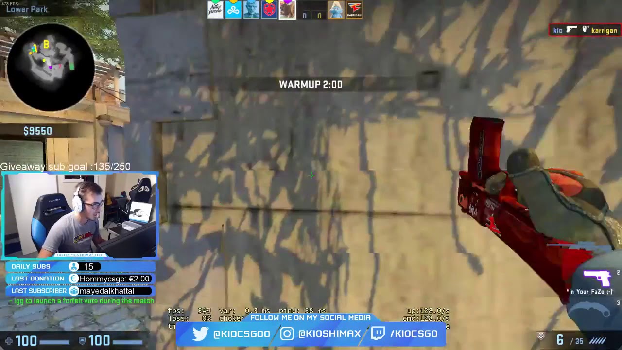 KioShiMa is kinda pissed of being kicked from FaZe, I guess