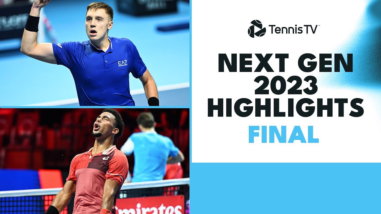 Arthur Fils vs Hamad Medjedovic For The Title! | Next Gen 2023 Final Highlights