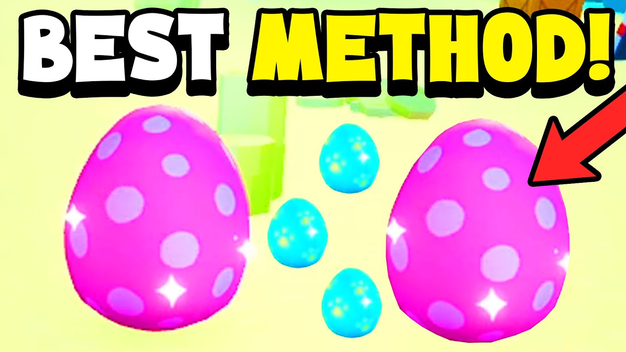 The BEST METHOD for EASTER EGGS in Pet Simulator X
