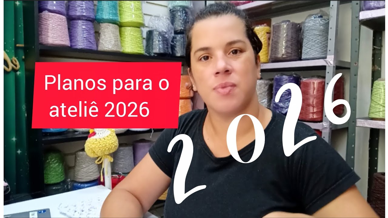 Mudança no atelier para 2026 