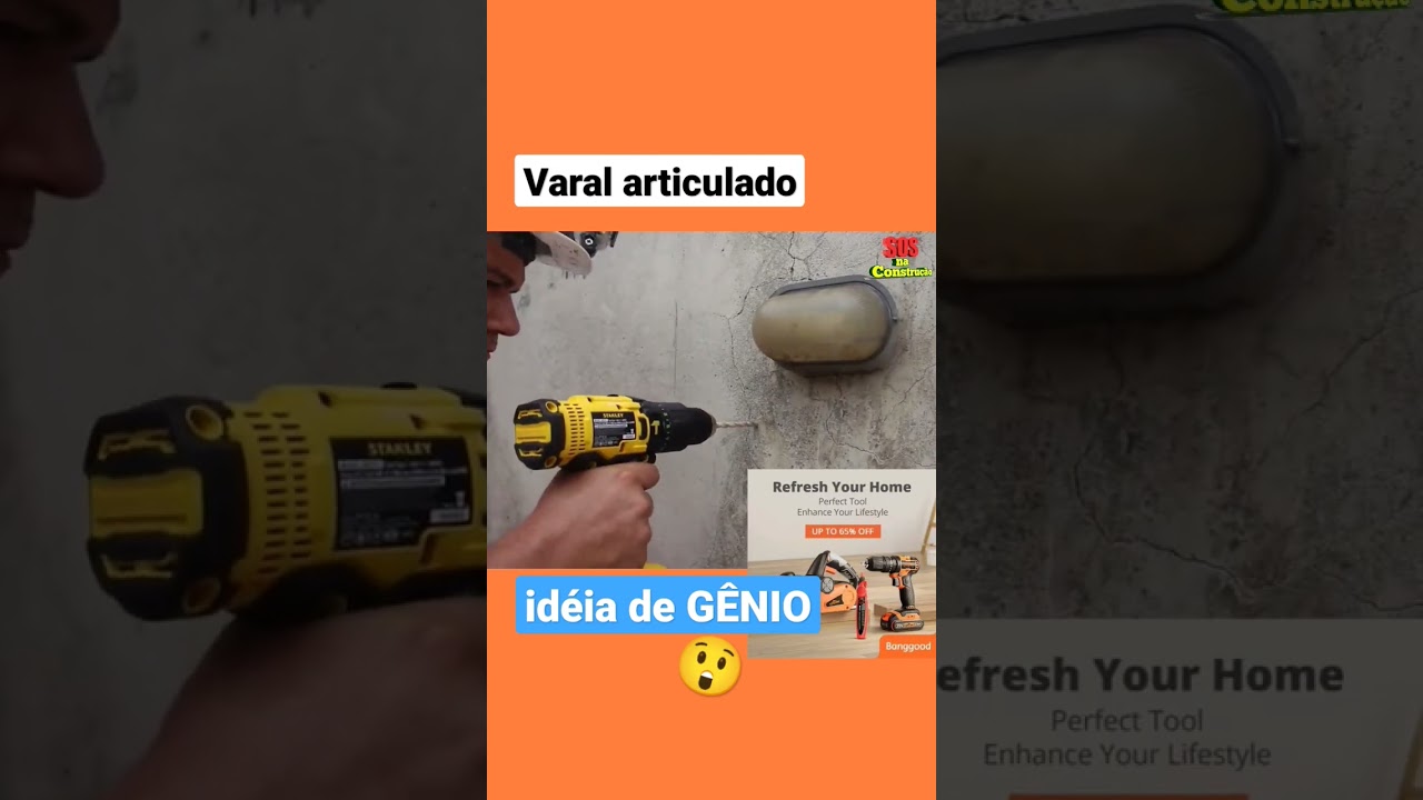 id&eacute;ia GENIAL como fazer um VARAL barato e articulado com cantoneiras 😲