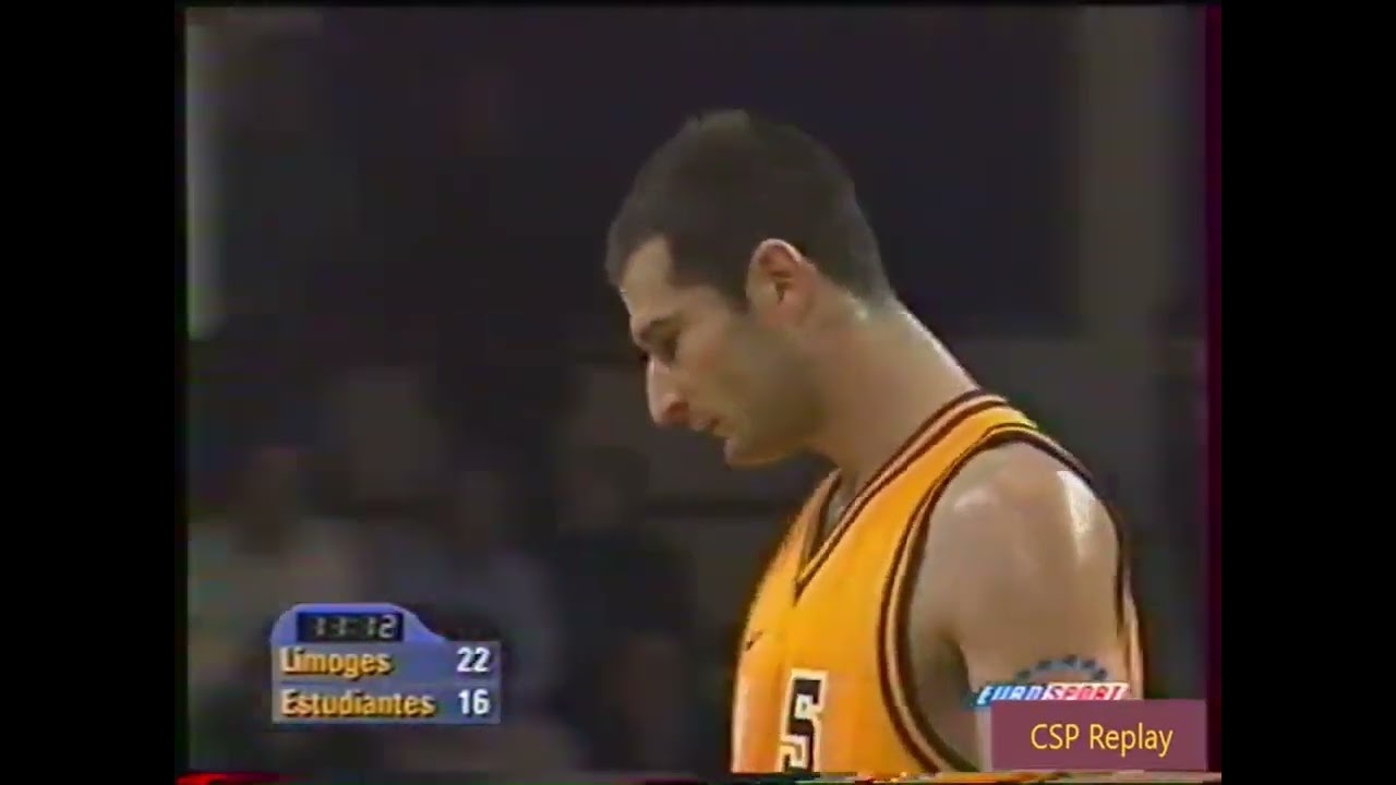 Nenad Marković, Limoges - Estudiantes (Euroleague, 1997.) @LIMOGESCercleSaintPierre1929