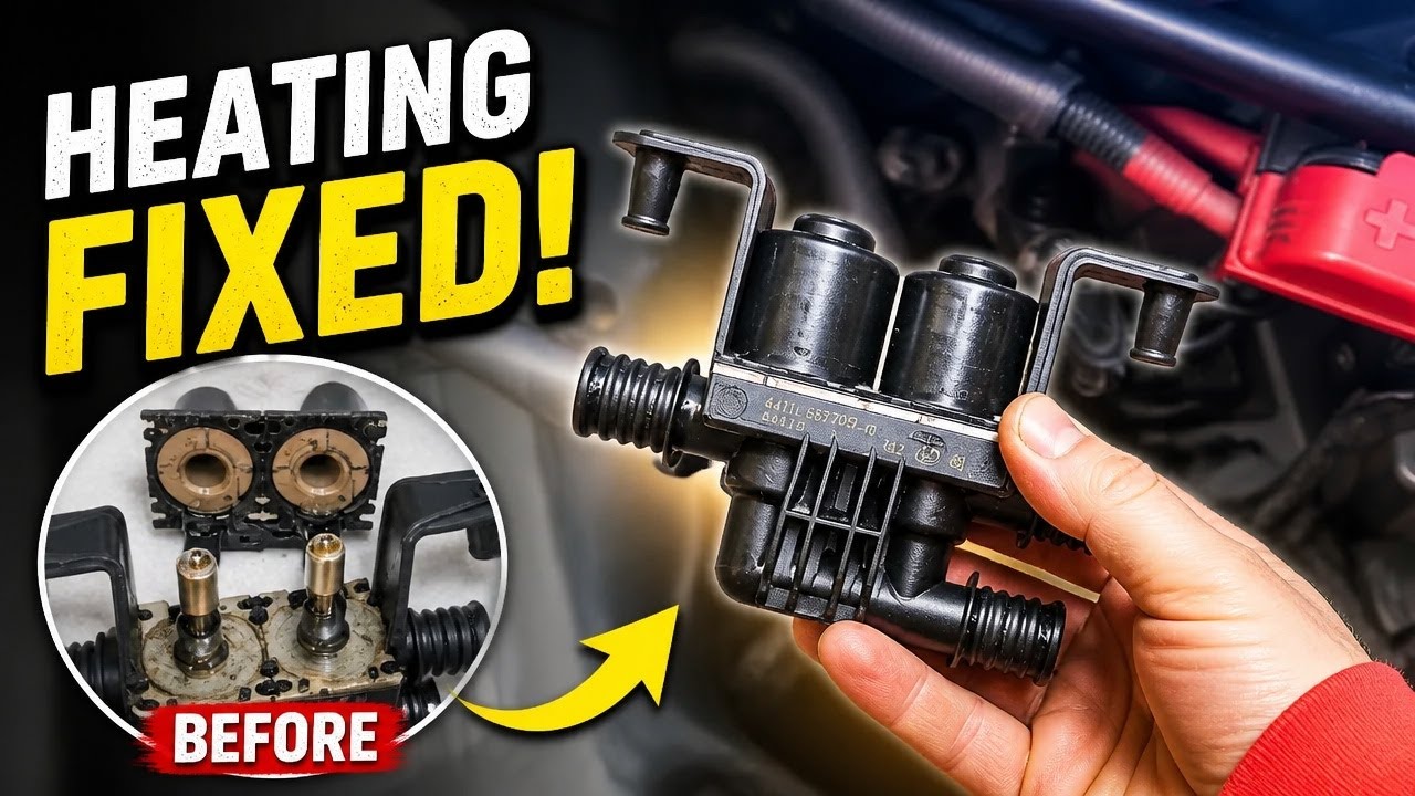 BMW E60 E61 F11 E63 Heizung Ventil Verteiler Heizungsventil Vechseln und nach der Ursache suchen .