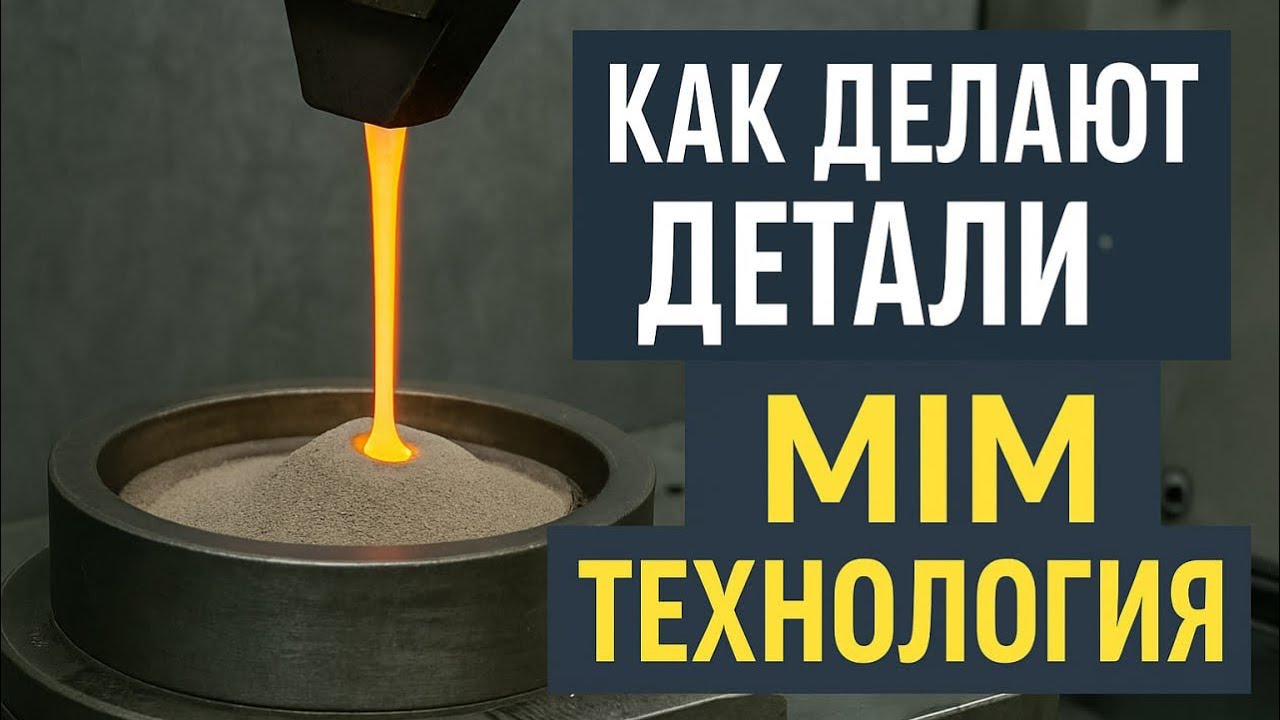 Как делают детали по MIM-технологии? Секрет производства металла!  Metal injection Molding