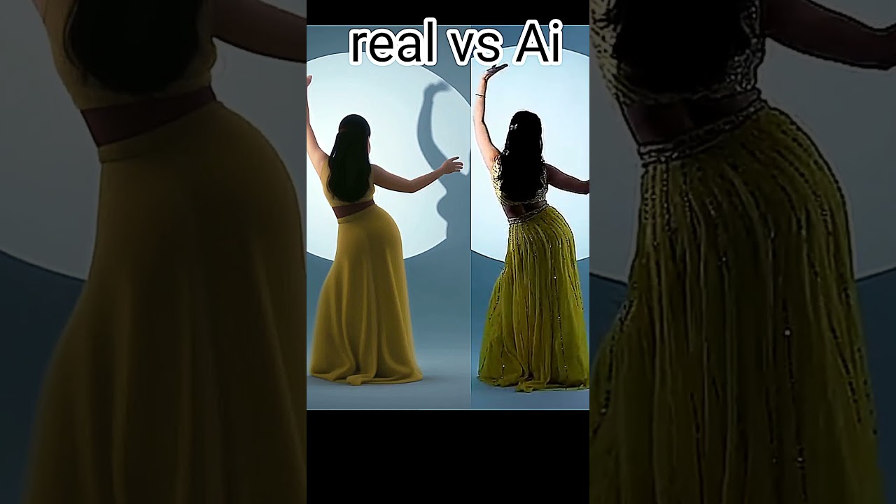 Original Dance vs 3D Animation | Real vs Virtual Dance Showdown!  #manishasati