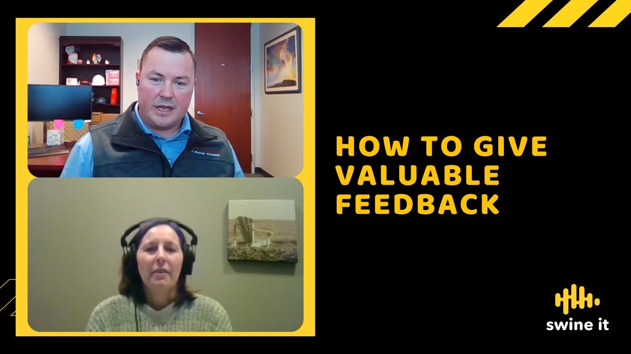 How to give valuable feedback - Blake Wilson
