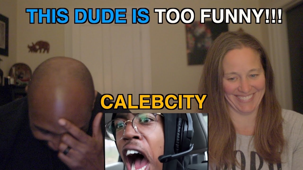 WE BOTH CAN'T STOP LAUGHING | CalebCity - REACTION