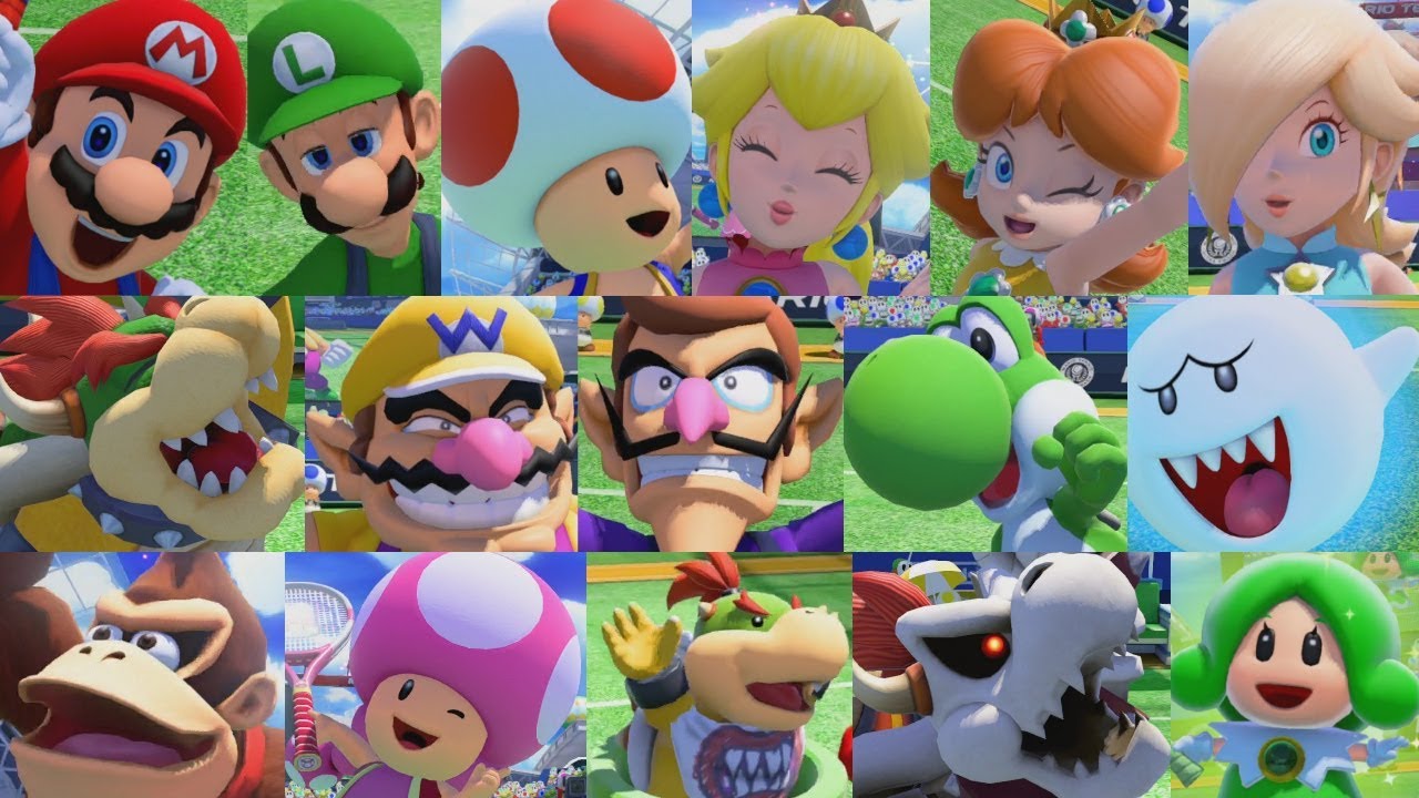 Mario Tennis: Ultra Smash - All Characters