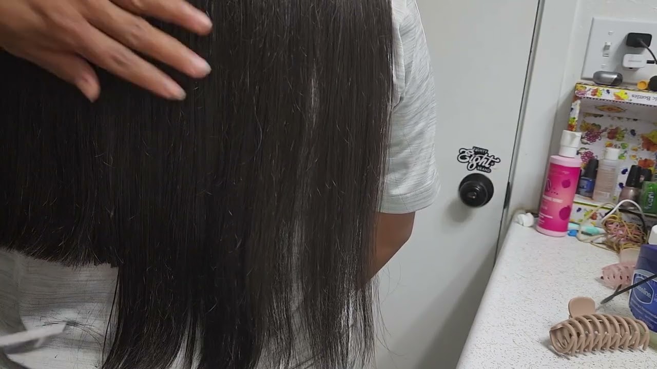 Asmr corte de pelo  a mi hija 