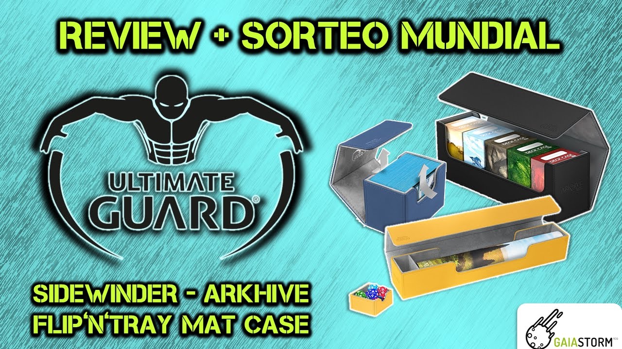 Review Productos Ultimate Guard + Sorteo: FLIP'n'TRAY Mat Case - Arkhive - Sidewinder Deck Case