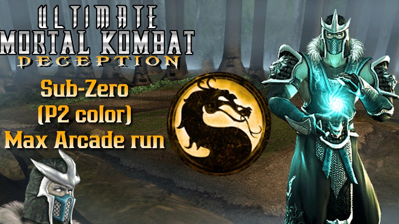 Ultimate Mortal Kombat Deception Sub-Zero(P2 color)MAX arcade run