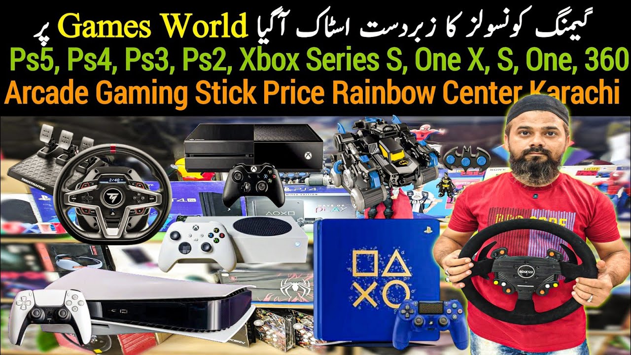 Ps5 Ps4 Ps3 Ps2 Xbox Series S One S 360 Arcade Gaming Stick Price Rainbow Center Karachi Pakistan