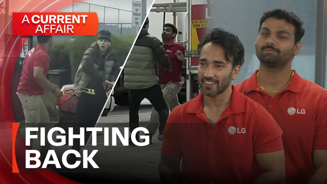 Brave truck drivers take on alleged assailants in shocking vision | A Current Affair