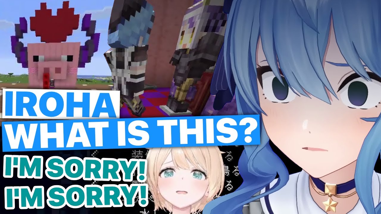 When Your Oshi Catches You Making Something Weird (Iroha, Suisei, Fubuki / Hololive) [Eng Subs]