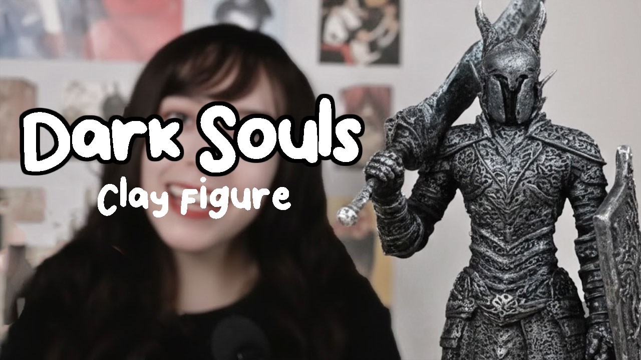 Figura del Caballero negro hecha a mano | Dark Souls