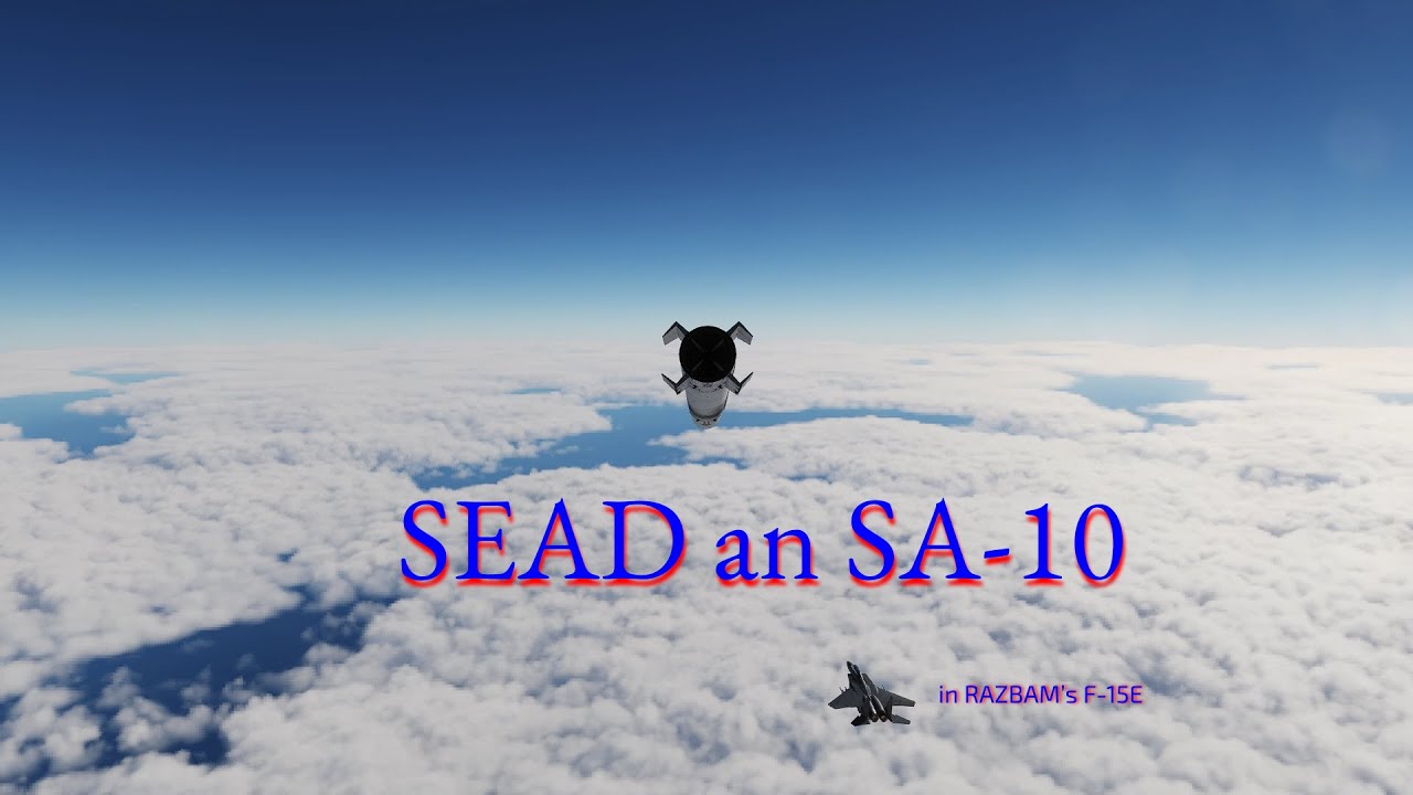 DCS | SEAD an SA-10 on its' own turf | RAZBAM F-15E