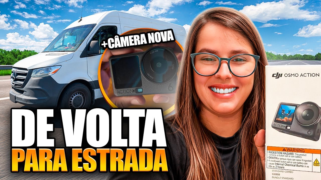 Ganhei uma câmera nova de aniversário + De volta para estrada 🇺🇸