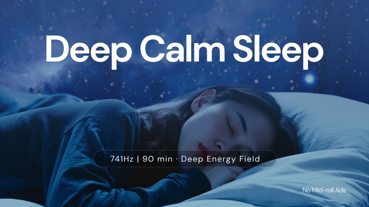 741Hz | Deep Calm Sleep | 90 min · Deep Energy Field