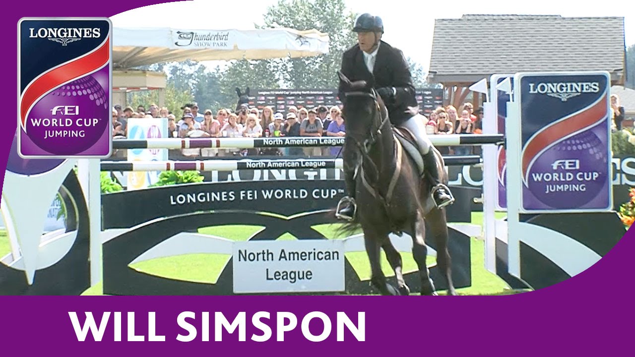 Will Simpson - Podium Round Jump Off - Langley - Longines FEI World Cup&trade; Jumping
