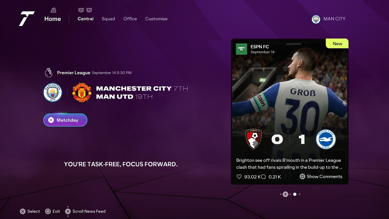 EA SPORTS FC 26 English Premier League 25/26_ Manchester City vs Manchester United.