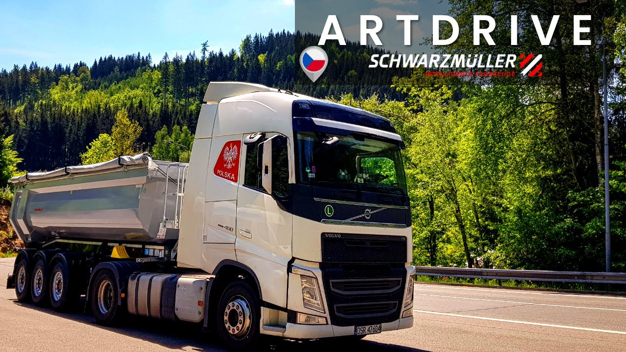Wyjazd po wywrotkę Schwarzmüller | Žebrák Czechy || #truckerslifestyle s06 cz.2 #Artdrive (135)