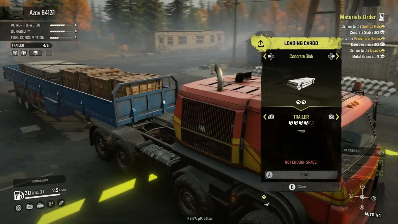 SnowRunner Career Mode | Episode 21 | Materials Order (Smithville Dam)