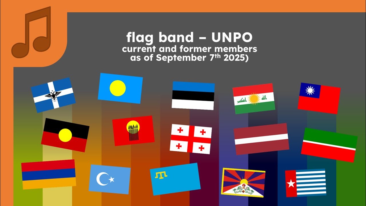 Flag Band - UNPO (current and former members, as of September 7th 2025)