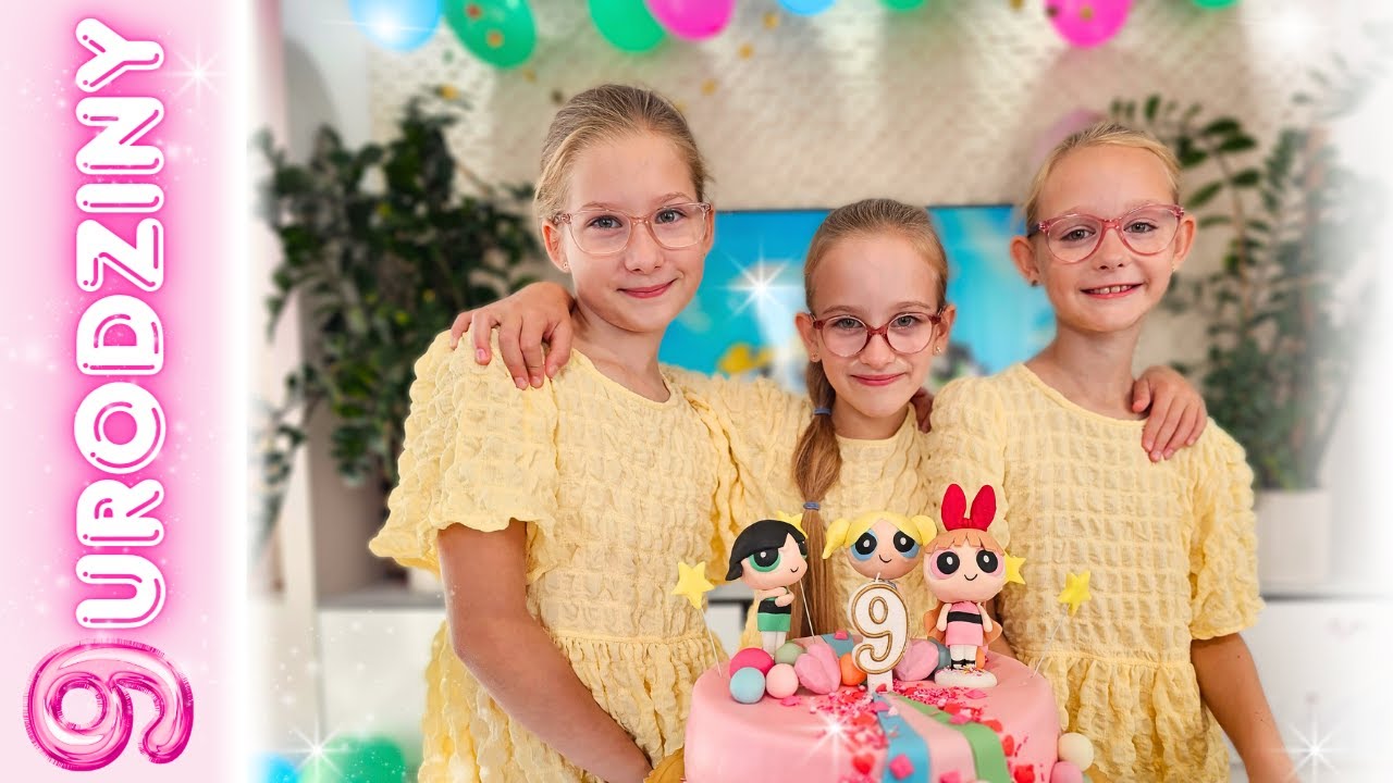 Trojaczki - 9 urodziny 🥳🎂