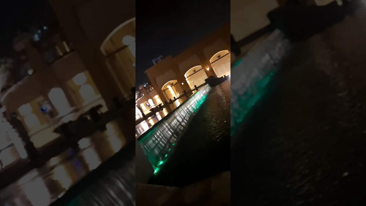 Water Fountain Kuwait flag fountain at Al-kout Mall