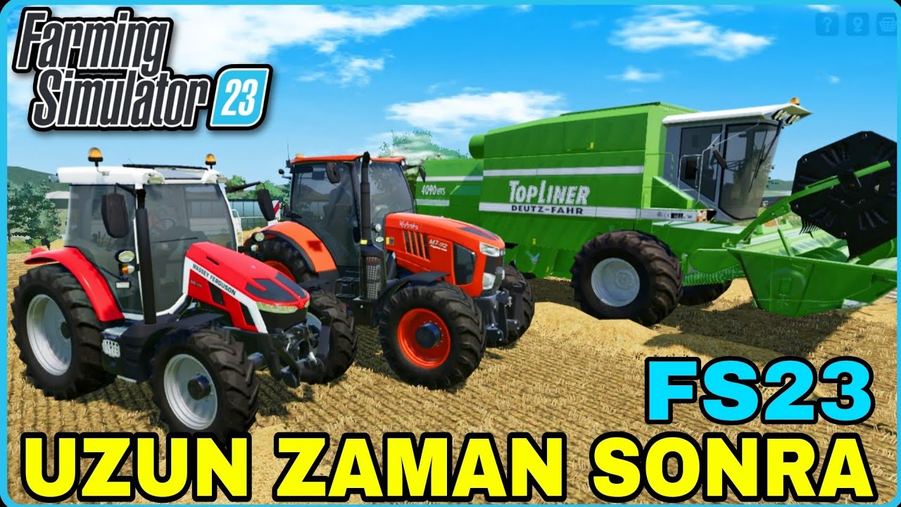 UZUN ZAMAN SONRA İLK KEZ FARMİNG SİMULATÖR 23 OYNADIK ● Bilgisayarda Oynamak Daha Kolaymış 😅 #fs23