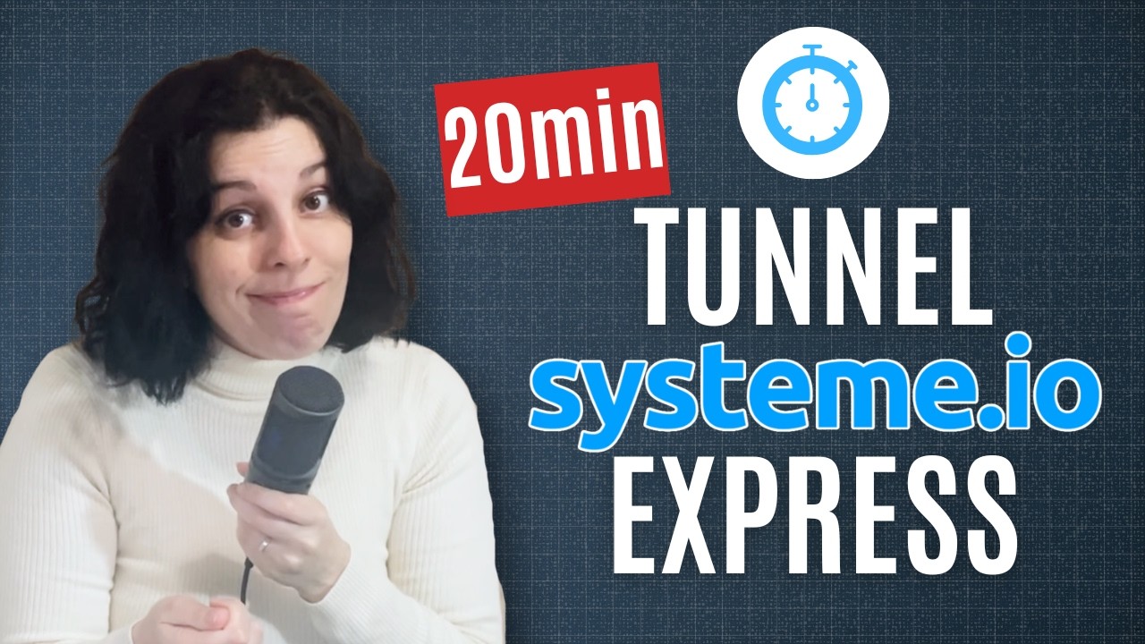 Tunnel de vente Systeme io en 15 min - Arrêtez les usines à gaz