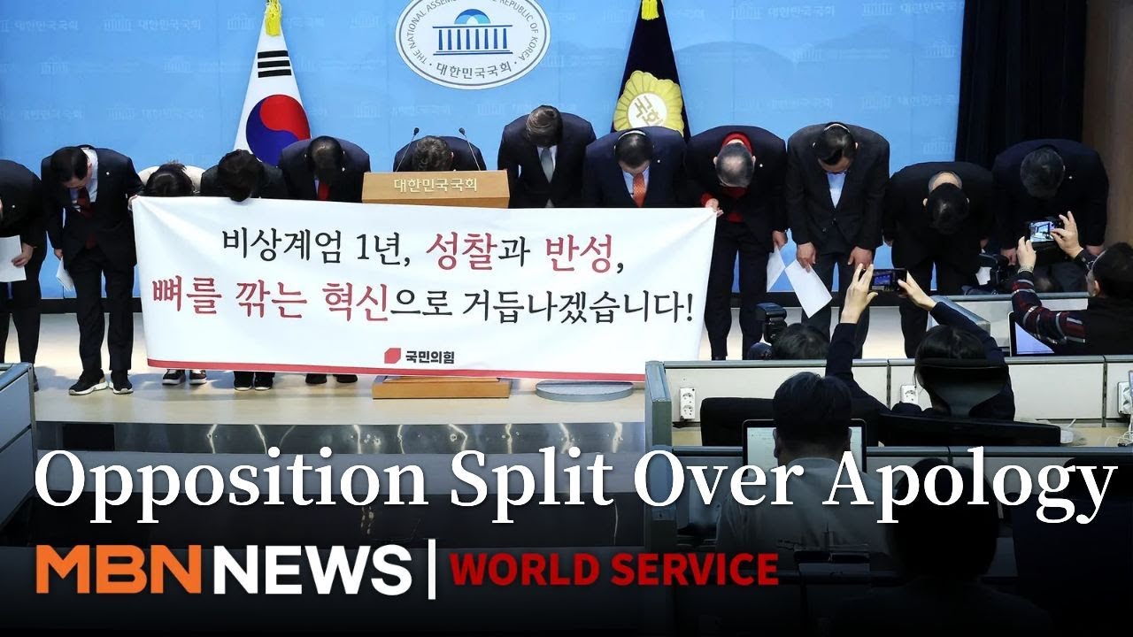 South Korea&rsquo;s Opposition Party Splits Over Martial Law Apology One Year Later