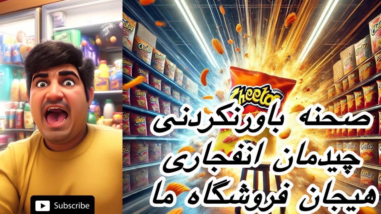 درهنگام چیدمان قفصه چیپس و پفک بودم توی مغازه سوپرمارکت که