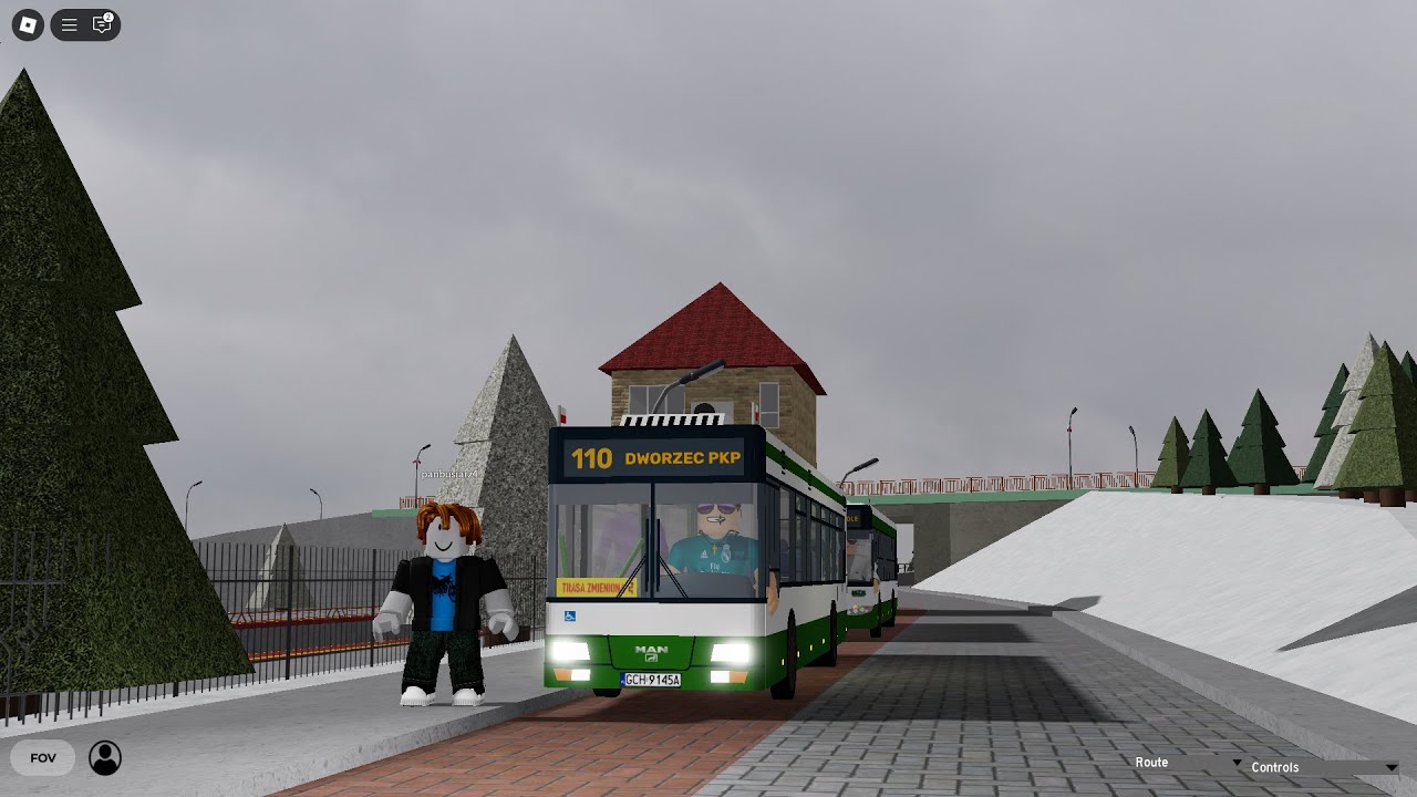 Roblox MZK Chojnice | Linia 110 ➡ Dworzec PKP