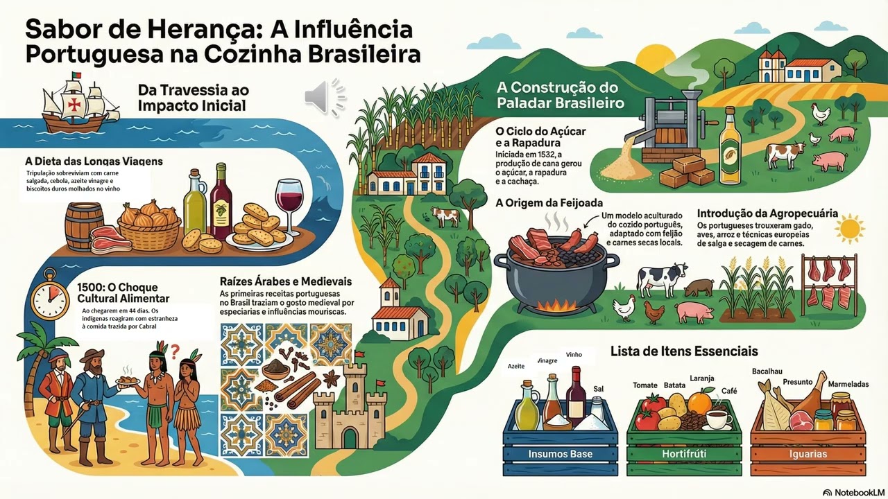 Aula 3 - Podcast Influência Portuguesa na Cozinha Brasileira