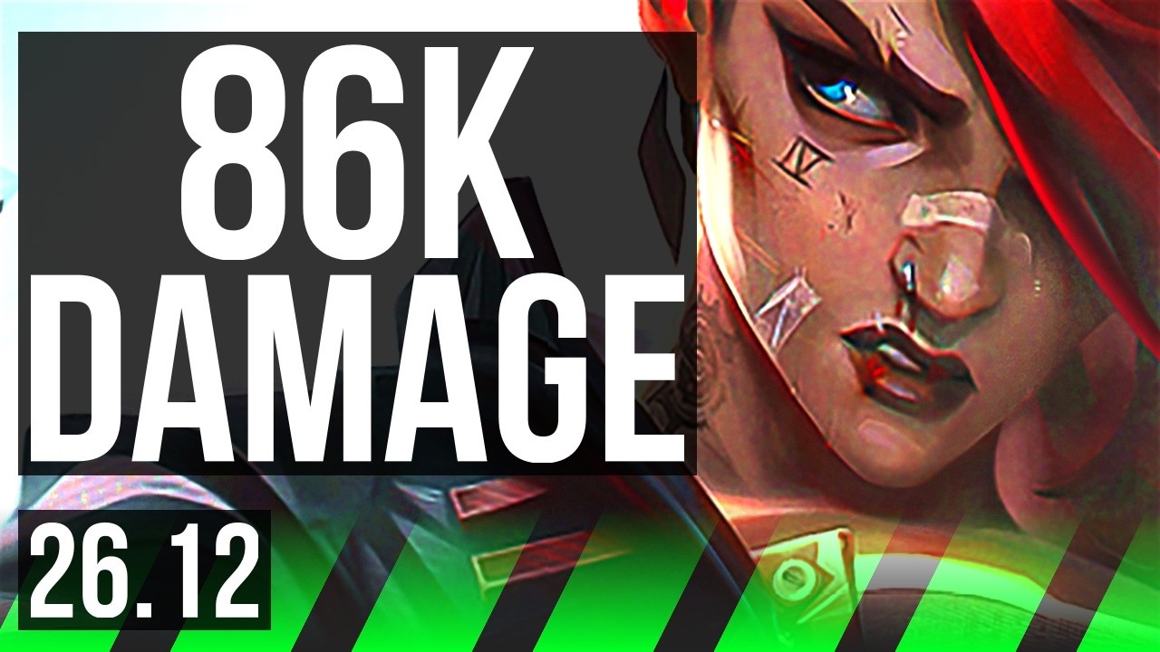 VI vs KHA'ZIX (JGL) | 86K damage, 7k gold comeback, Good KDA: 17/2/11 | NA Grandmaster | 26.12