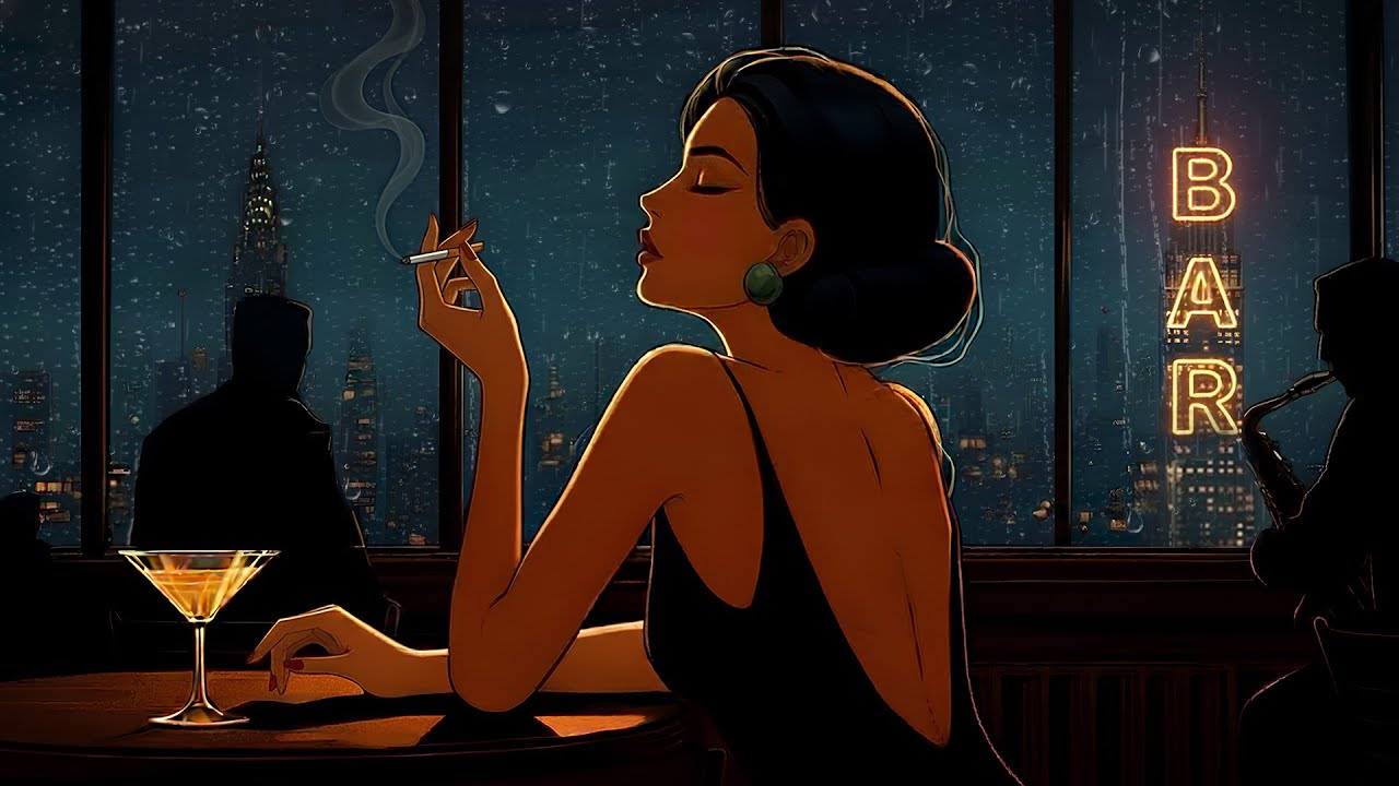 🌧️ 1940's Rainy Evening Jazz – Vintage Retro Jazz Playlist