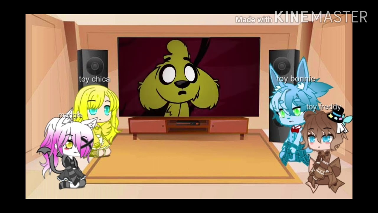 fnaf 2 reaccionan a la cancion ten ten