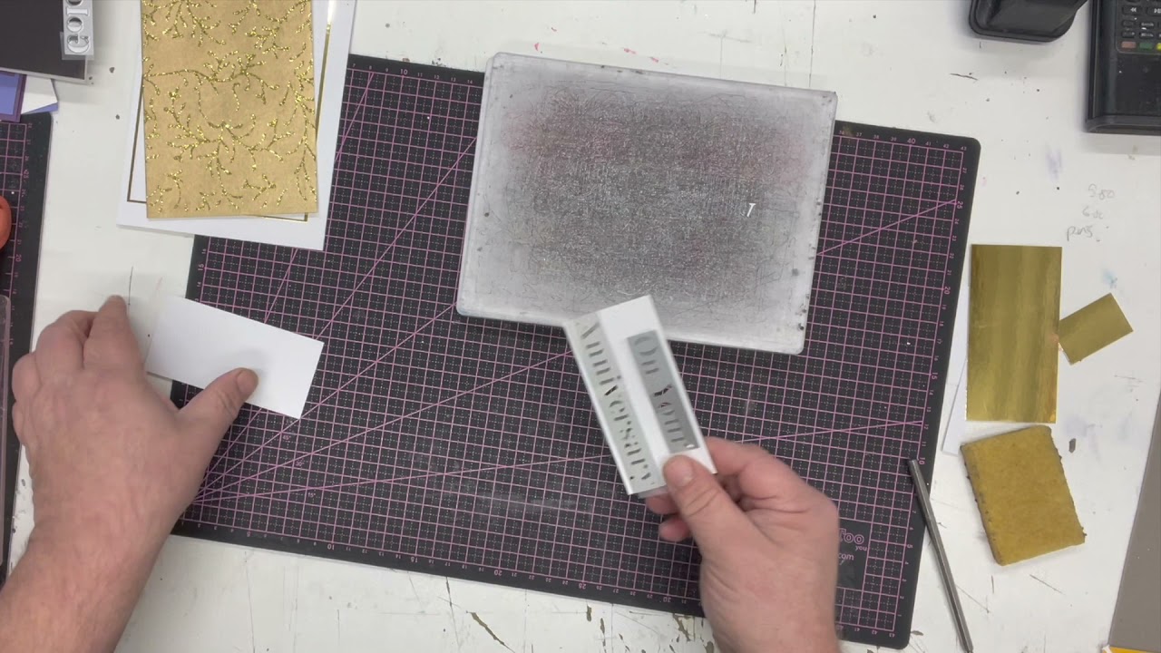 JND224 - How to remove the outline from the Stencil Sentiment Dies