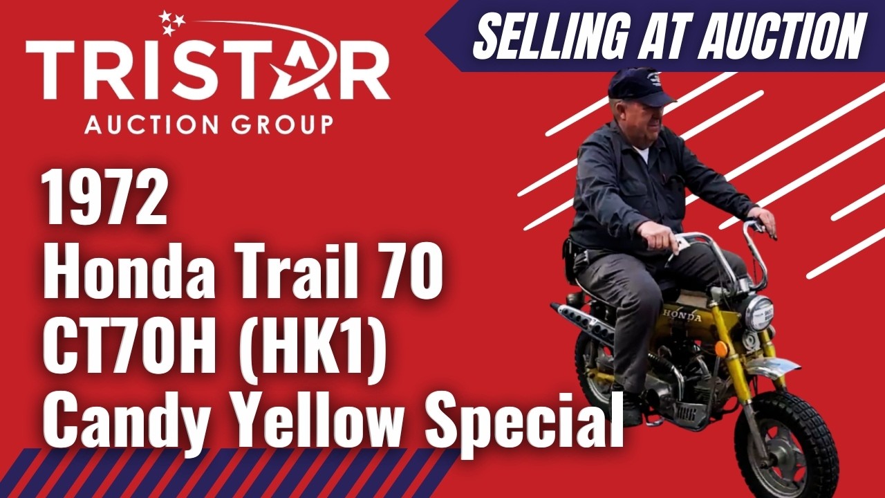 1972 Honda Trail 70 CT70H (HK1) Candy Yellow Special (9657) - Selling at auction
