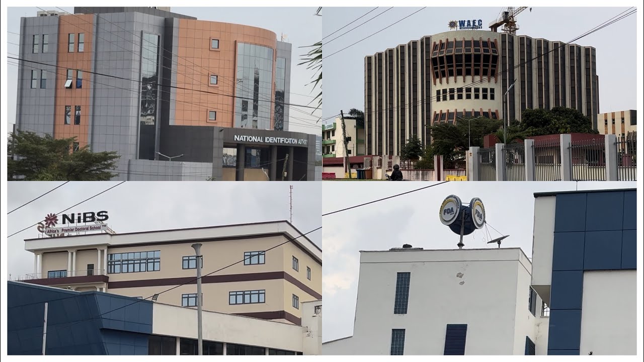  The NiBS Uni. Building, NIA , Food & Drugs Authority and WAEC Headquarters Building In Accra, Ghana